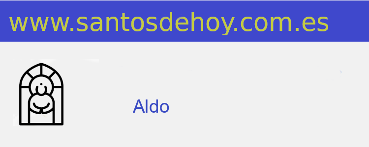 santo de Aldo